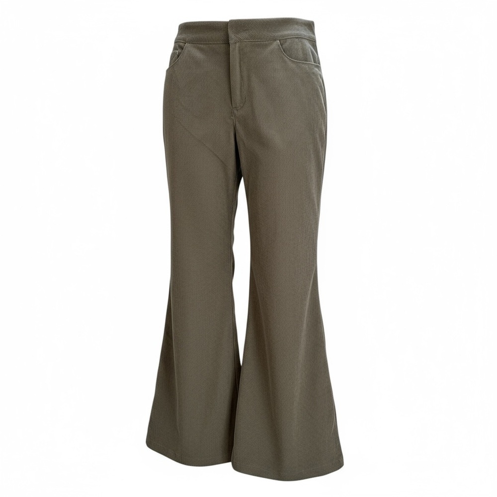 brown Flared Pants corduroy feel super soft size large